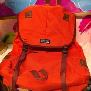 Patagonia Orange Backpack